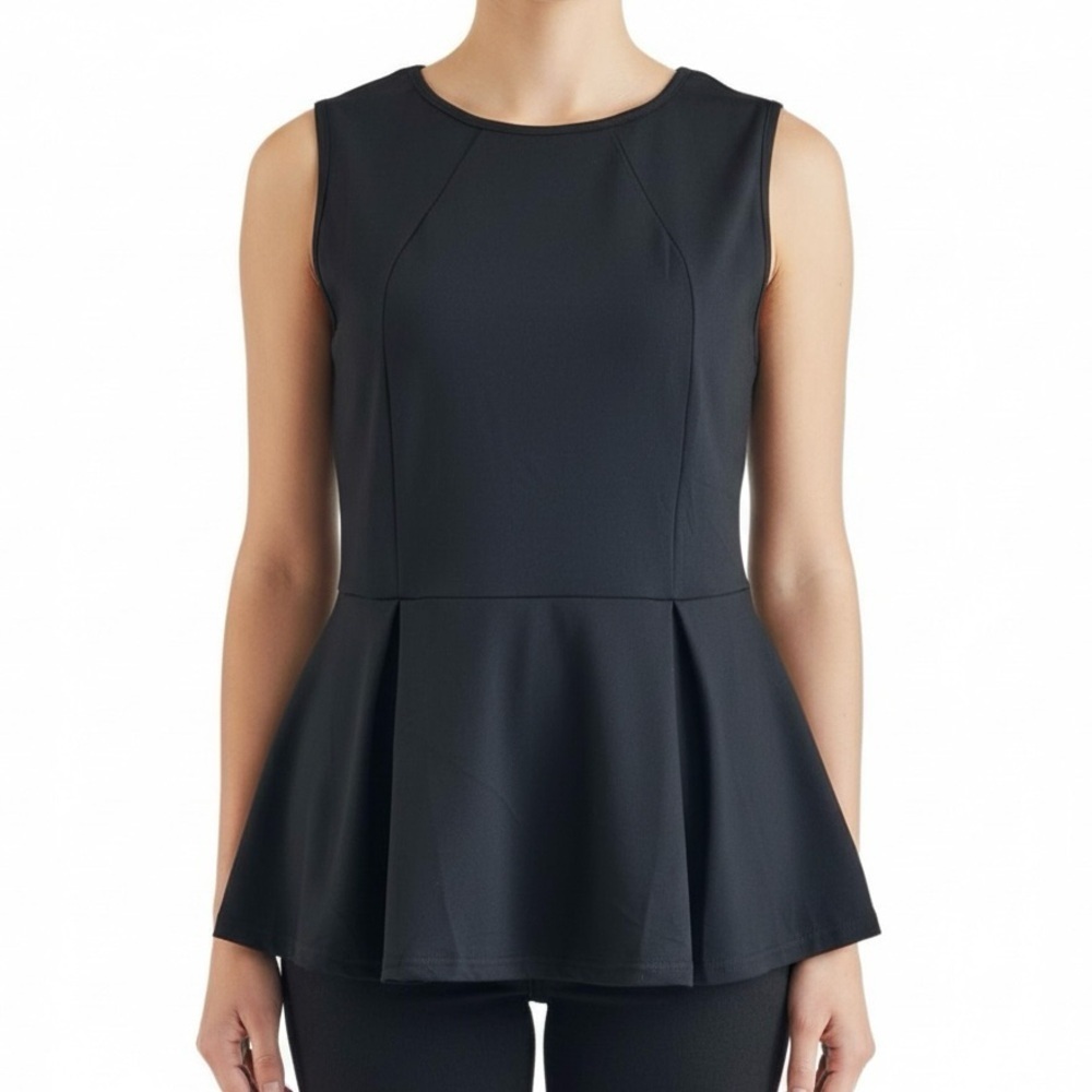 NWOT Sleeveless Peplum Top
